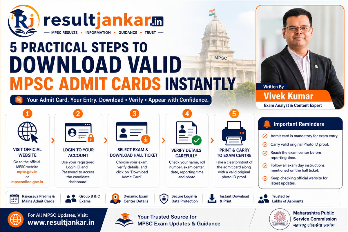 MPSC admit cards